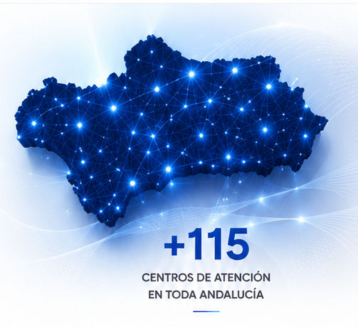 Red asistencial en Andalucía